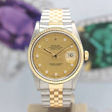 Lade das Bild in den Galerie-Viewer, Datejust Stahl/Gold Ref : 16233