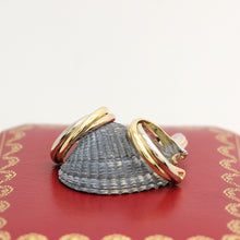 Lade das Bild in den Galerie-Viewer, Cartier Trinity Ohrclips 18KT Gold mit Cartier Box & Papiere