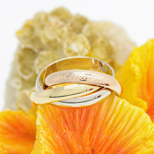 Lade das Bild in den Galerie-Viewer, Les must de Cartier Trinity Tricolour 18KT Gold mit Cartier Box in Gr. 51