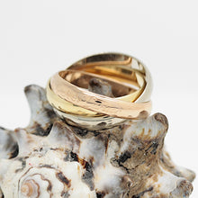 Lade das Bild in den Galerie-Viewer, Les must de Cartier Trinity Tricolour 18KT Gold mit Cartier Box in Gr. 51