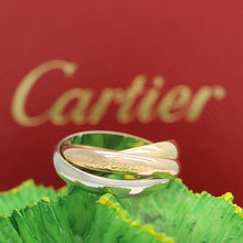 Lade das Bild in den Galerie-Viewer, Les must de Cartier Trinity Tricolour 18KT Gold mit Cartier Box in Gr. 51