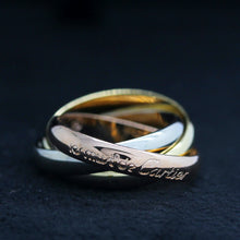 Lade das Bild in den Galerie-Viewer, Les must de Cartier Trinity Tricolour 18KT Gold mit Cartier Box in Gr. 51