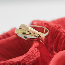 Lade das Bild in den Galerie-Viewer, Les must de Cartier Trinity Tricolour 18KT Gold mit Cartier Box & Pap. in Gr. 50