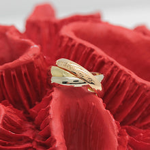 Lade das Bild in den Galerie-Viewer, Cartier Trinity Tricolour 18KT Gold mit Cartier Box in Gr. 50