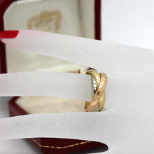 Lade das Bild in den Galerie-Viewer, Cartier Trinity Tricolour 18KT Gold mit Cartier Box in Gr. 55