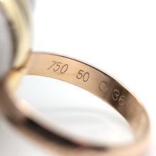 Lade das Bild in den Galerie-Viewer, Cartier Trinity Tricolour 18KT Gold mit Cartier Box in Gr. 50