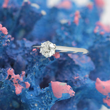 Lade das Bild in den Galerie-Viewer, Tiffany & Co.Verlobungsring Platin 950 - Gr.49 - Box & Zertifikat 0,37 ct - VS2