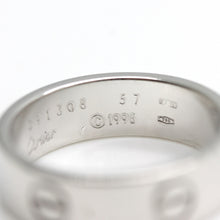 Lade das Bild in den Galerie-Viewer, Cartier Love Ring in 18KT Weißgold mit Cartier Box in Gr. 57