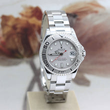 Lade das Bild in den Galerie-Viewer, Rolex Yachtmaster Medium Stahl/Platin Ref: 168622 mit Rolex Box & Papiere