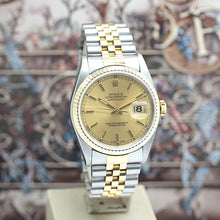 Lade das Bild in den Galerie-Viewer, Rolex Datejust Stahl/Gold Automatik Ref:16233 mit Rolex Box & Papiere von 1996