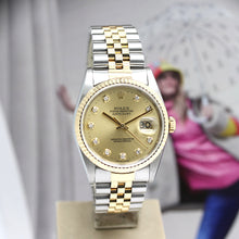Lade das Bild in den Galerie-Viewer, Datejust Stahl/Gold Ref : 16233