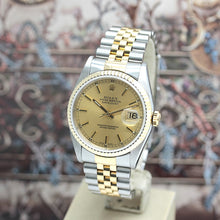 Lade das Bild in den Galerie-Viewer, Rolex Datejust Stahl/Gold Automatik Ref:16233 mit Rolex Box & Papiere von 1996