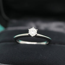 Lade das Bild in den Galerie-Viewer, Tiffany & Co. Verlobungsring Platin 950-Gr.51 - Box & Zertifikat 0,23 ct - VVS2
