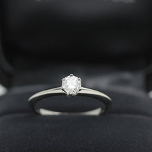 Lade das Bild in den Galerie-Viewer, Tiffany & Co. Verlobungsring Platin 950-Gr.51 - Box & Zertifikat 0,31 ct - VS1
