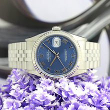 Lade das Bild in den Galerie-Viewer, Rolex Datejust Stahl/Weißgold Ref : 16234