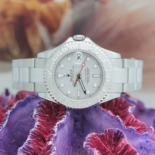 Lade das Bild in den Galerie-Viewer, Rolex Yachtmaster Medium Stahl/Platin Ref: 168622 mit Rolex Box & Papiere