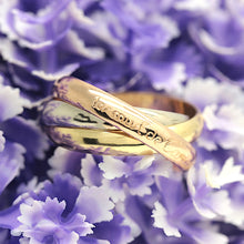 Lade das Bild in den Galerie-Viewer, Les must de Cartier Trinity Tricolour 18KT Gold mit Box & Papiere in Gr. 53