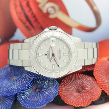 Lade das Bild in den Galerie-Viewer, Rolex Yachtmaster Medium Stahl/Platin Ref: 168622 mit Rolex Box & Papiere