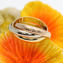 Lade das Bild in den Galerie-Viewer, Cartier Trinity Tricolour 18KT Gold mit Cartier Box in Gr. 55