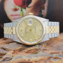 Lade das Bild in den Galerie-Viewer, Datejust Stahl/Gold Ref : 16233
