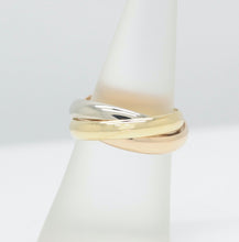 Lade das Bild in den Galerie-Viewer, Les must de Cartier Trinity Tricolour 18KT Gold mit Cartier Box in Gr. 53