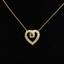 Lade das Bild in den Galerie-Viewer, Tiffany & Co. Herz Diamantanhänger in 18KT Gold mit Box