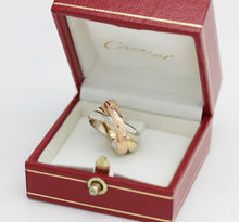 Lade das Bild in den Galerie-Viewer, Cartier Trinity Tricolour 18KT Gold mit Cartier Box in Gr. 50