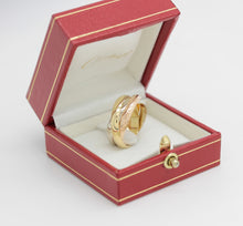 Lade das Bild in den Galerie-Viewer, Cartier Trinity Tricolour 18KT Gold mit Cartier Box in Gr. 55