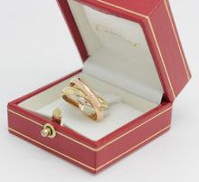 Lade das Bild in den Galerie-Viewer, Cartier Trinity Tricolour 18KT Gold mit Cartier Box in Gr. 55