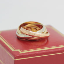 Lade das Bild in den Galerie-Viewer, Cartier Trinity Tricolour 18KT Gold mit Cartier Box in Gr. 55