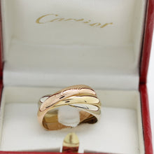 Lade das Bild in den Galerie-Viewer, Cartier Trinity Tricolour 18KT Gold mit Cartier Box in Gr. 54