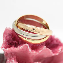 Lade das Bild in den Galerie-Viewer, Les must de Cartier Trinity Tricolour 18KT Gold mit Cartier Box in Gr. 51