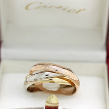 Lade das Bild in den Galerie-Viewer, Cartier Trinity Tricolour 18KT Gold mit Cartier Box in Gr. 55