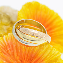 Lade das Bild in den Galerie-Viewer, Cartier Trinity Tricolour 18KT Gold mit Cartier Box in Gr. 50