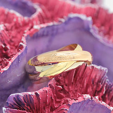 Lade das Bild in den Galerie-Viewer, Cartier Trinity Tricolour 18KT Gold mit Cartier Box in Gr. 54