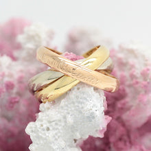 Lade das Bild in den Galerie-Viewer, Cartier Trinity Tricolour 18KT Gold mit Cartier Box in Gr. 54