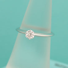 Lade das Bild in den Galerie-Viewer, Tiffany & Co. Verlobungsring Platin 950-Gr.49 - Box & Zertifikat 0.28 ct - VVS1