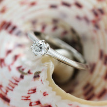 Lade das Bild in den Galerie-Viewer, Tiffany & Co.Verlobungsring Platin 950 - Gr.51 - Box & Zertifikat 0,25 ct - VVS2
