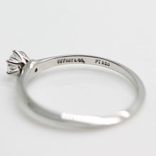 Lade das Bild in den Galerie-Viewer, Tiffany & Co. Verlobungsring Platin 950-Gr.55 - Box & Zertifikat 0.28 ct - VVS1