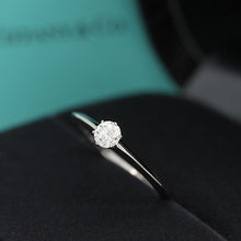 Lade das Bild in den Galerie-Viewer, Tiffany & Co. Verlobungsring Platin 950-Gr.55 - Box & Zertifikat 0.28 ct - VVS1