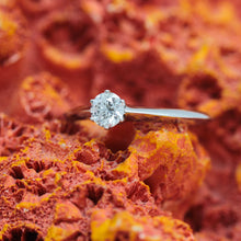 Lade das Bild in den Galerie-Viewer, Tiffany &amp; Co. Verlobungsring Platin 950-Gr.49 - Box &amp; Zertifikat 0.28 ct - VVS1
