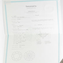 Lade das Bild in den Galerie-Viewer, Tiffany &amp; Co. Verlobungsring Platin 950-Gr.49 - Box &amp; Zertifikat 0.27 ct - VS1
