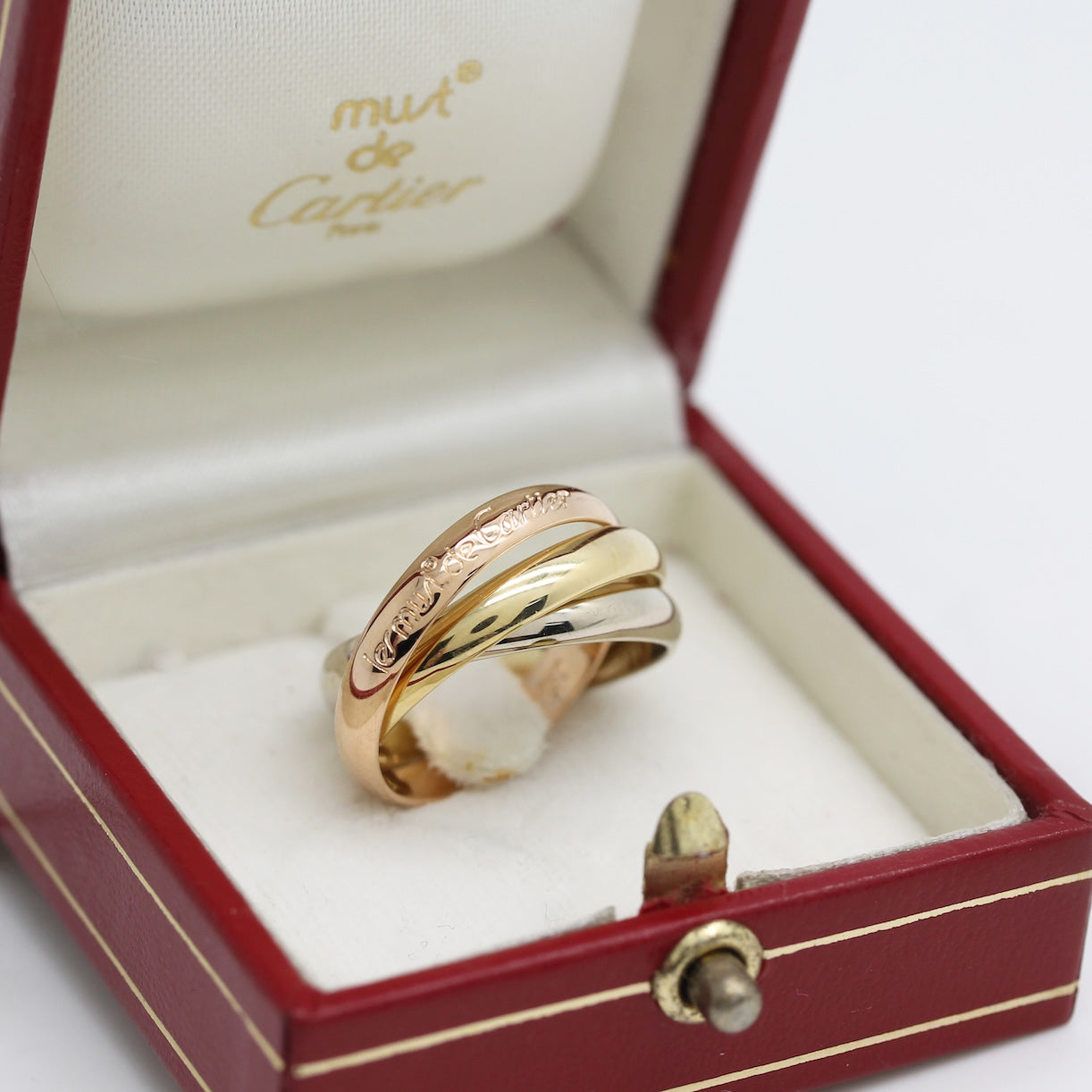 Cartier Trinity Tricolour 18KT Gold mit Cartier Box in Gr. 55