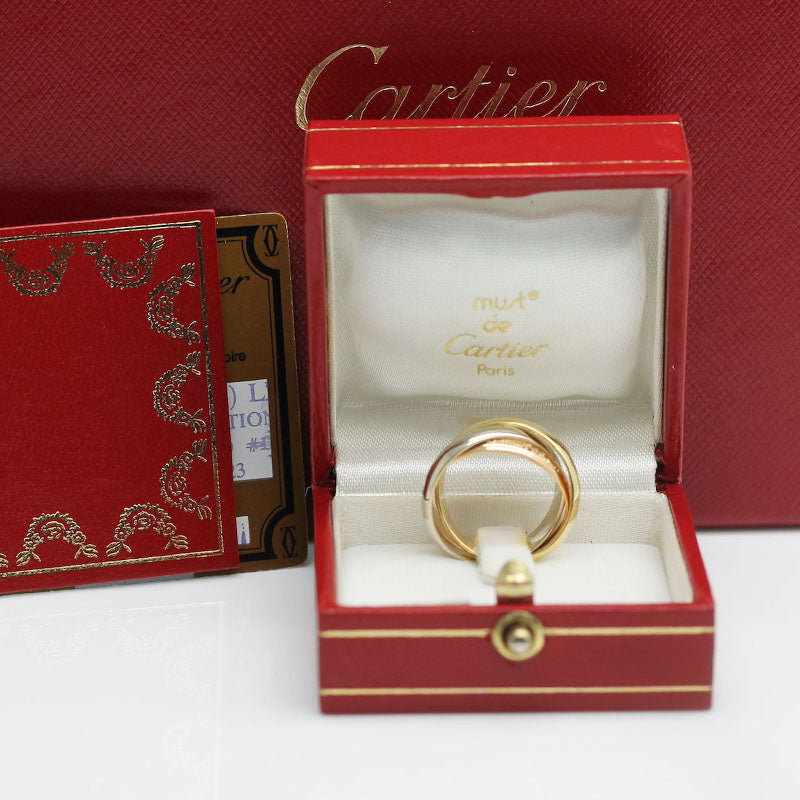 Les must de Cartier Trinity Tricolour 18KT Gold mit Cartier Box & Papiere in Gr. 52