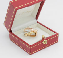 Lade das Bild in den Galerie-Viewer, Les must de Cartier Trinity Tricolour 18KT Gold mit Cartier Box in Gr. 51
