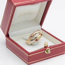 Lade das Bild in den Galerie-Viewer, Les must de Cartier Trinity Tricolour 18KT Gold mit Cartier Box in Gr. 51
