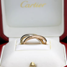 Lade das Bild in den Galerie-Viewer, Cartier Trinity Tricolour 18KT Gold mit Cartier Box in Gr. 55
