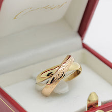 Lade das Bild in den Galerie-Viewer, Cartier Trinity Tricolour 18KT Gold mit Cartier Box in Gr. 50
