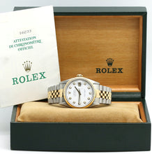 Lade das Bild in den Galerie-Viewer, Datejust Stahl/Gold Ref : 16233
