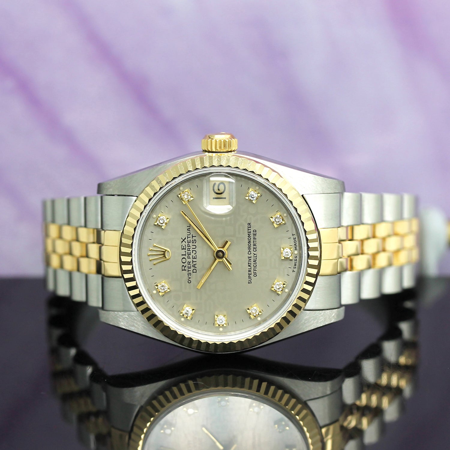 Rolex Datejust Medium Stahl/Gold Ref: 68273 mit Box von 1994